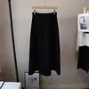 [Bizheng] 2025 Novo Outono e Inverno Estilo Coreano Cintura Alta Slim Moda Quente Diamante Forrado com Lã Aconchegante Saia de Meio Comprimento Grossa para Mulheres 5532