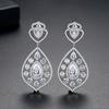 Brincos de Noiva Jinse Moda Europeia e Americana Nicho Estilo Cool Pingente Longo Brincos Femininos Acessórios Atmosféricos para Vestido de Banquete