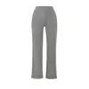 Calça Flare Slim Casual de Cintura Alta Elástica, Estilo Puro Desejo Sexy, com Acabamento Escovado, para Outono e Inverno