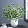 Ramas Simuladas, Hojas Pequeñas de Banyan, Hojas de Frijol, Ramas de Hoja de Milán, Hojas Simuladas, Decoración de Escena de Hotel y Posada, Flores Artificiales