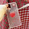 Funda para teléfono con columpio de manzana estilo Ins Adecuada para iPhone 17 Pro Max, iPhone 16, iPhone 15/14 Mate, 17 Agujero Grande, 13