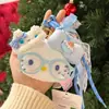 Llavero de Peluche Hello Kitty de Moda Gafas DIY Miu Accesorio Colgante Encanto Exquisita para Bolso