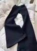 Calça jeans reta e grossa com forro de lã, plus size, feminina, gordinha, cintura alta, cobrindo o quadril, calças elásticas para outono e inverno de 2024