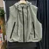 Chaleco chaqueta ligero tipo europeo con capucha para mujer, nuevo modelo de primavera y otoño, holgado y versátil, chaqueta chaleco casual, moderno