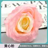 Cabezas de Rosas Artificiales, Tamaño Mediano, Núcleo Envuelto, Decoración de Pared, Accesorios para el Frente del Coche, Flores de Seda, Decoración DIY, Adornos para Ropa, Ramos de Flores Artificiales