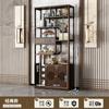 Novo Estilo Chinês Antigo Rack Escritório Sala de Chá Vitrine Doméstico Comercial Duobao Pavilion Rack de Armazenamento de Chá Ornamentos Partição