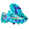 Zapatos de fútbol de caña alta transfronterizos para niños y niñas, zapatillas de entrenamiento con tacos para adultos, zapatos deportivos profesionales transpirables antideslizantes con tacos largos