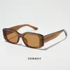 Novos Óculos de Sol da GM com Toque de Luxo, Armação Quadrada Pequena, Haste Tr Fashion Retrô Óculos de Sol com Proteção UV