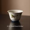 Juego de Té Kung Fu Antiguo Miyamachi Orquídea Mariposa Rosa Tazón con Tapa Taza de Té Tetera de Cerámica Juego de Té Completo de Alta Gama