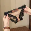 Ventas Directas de Fábrica Superventas Transfronterizos Sexy Francés Romántico Encaje Lujo Ligero Delgadas Calzones para Mujer Tiro Bajo Corte Alto Transpirables