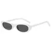 Gafas de sol retro estilo europeo y americano, de montura pequeña ovalada tipo ojo de gato, de moda y favorecedoras para rostros cuadrados y redondos, gafas de sol versátiles para mujer
