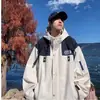 Jaqueta Popular Juvenil Masculina Primavera e Outono Novo Estilo Tendência Bonita Jaqueta Roupas Masculinas Corta-vento Simples Tendência Novo Estilo