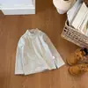 Camada Base Térmica Meia-Gola Alta Infantil Bebê Roupas Novas de Inverno Estilo Coreano Top Listrado Camada Base Espessa Quente