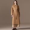 Abrigo de Cashmere 100% Puro Forrado para Mujer de Longitud Media Estilo Nuevo Invierno 2025 Abrigo de Lana de Alta Gama