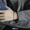 Pulsera Mobius Regalo de Cumpleaños Diseño de Nicho para Hombre Moda Acero de Titanio Sin Decoloración Estilo Hip Hop Sexy Pulsera