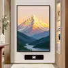 Pintura Colgante Estilo Nuevo 2026 Rizhao Jinshan para Oficina, Pintura Decorativa de Buena Suerte, Pintura de Exhibición de Paisaje de Alta Gama Personalizada