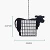 Nuevo Producto Transfronterizo Comedero Metálico Colgante para Exterior Jardín de Patio Comedero Automático para Aves Silvestres Fabricante de Origen Personalización