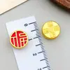 Cuentas de Fortuna Doradas Azul Quemado de Faraón Antiguo para Cuentas de Fortuna, Cuentas Sueltas, Accesorios, Accesorios de Joyería de Aleación de Gama Alta para DIY