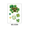 Pegatinas de Tatuaje Brillantes para Festival Irlandés St. Pegatinas de Maquillaje para Fiesta del Día de San Patricio Pegatinas Faciales de Trébol de Cuatro Hojas Personalizadas
