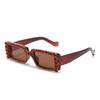 Gafas de sol personalizadas con diamantes de 2021, tendencia europea y americana, Joker, hechas a mano, cuadradas, comercio exterior, gafas con diamantes al por mayor