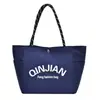 Bolso Tote de Estilo Transfronterizo de Gran Capacidad para Compras y Viajes Diarios, Bolsa Impermeable para Lonchera, Bolso de Mano de Moda para Mujer, Bolso de Hombro