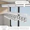 Secador de Calcetines de Acero Inoxidable con Múltiples Pinzas Modelo Nuevo 2025 Herramienta para Secar Calcetines en el Balcón Secador de Calcetines para Bebé