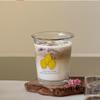 Vaso Americano de Vidrio Simple Acampanado Resistente al Calor para Café Helado Restaurante Taza para Té con Leche Transparente Taza para Leche Vaso para Cerveza Vaso para Agua