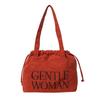 Bolso de Nylon de Dama para Mujer 2024 Nuevo Bolso tipo Dumpling con Letras en Contraste Bolso de Hombro Tote de Moda