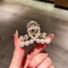 Nuevo Clip de Perla Femenino Celebridad de Internet Versátil Clip Lateral Pequeño con Sensación de Diamante Clip para Cabello Semirrecogido para la Parte Posterior de la Cabeza Venta al por Mayor