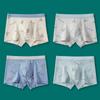 Ropa interior para adolescentes (12-16 años), Boxer briefs para estudiantes de secundaria y preparatoria, Ropa interior roja de algodón Grado A para niños