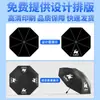 Paraguas Automáticos con Impresión de Logo, Venta al por Mayor desde el Fabricante, Venta Directa, Ampliado y Engrosado, Protección Solar, Doble Uso para Sol y Lluvia, Paraguas para Mujer