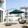 Sombrilla de hierro forjado para patio, sombrilla de manivela manual, sombrilla para balcón y terraza exterior, sombrilla de patio, sombrilla de ocio, sombrilla de plátano