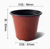 Macetetas de Dos Colores, Macetas de Plástico para Flores, Macetas Engrosadas para Suculentas, Macetas Grandes para Plántulas, Macetas Rojas de Flor para Plántulas de Diámetro Grande al por Mayor