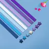 Estrela Degradê Origami Estrela da Sorte Tira de Papel Escrevível Garrafa de Desejos Luminosa DIY Artesanal Presente de Aniversário para Namorado