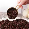 ¡Wow! Juego de Tazas y Cucharas Medidoras de Acero Inoxidable, Cuchara Medidora para Condimentos, Juego para Hornear Dorado con Recubrimiento de Titanio, Taza Medidora con Escala