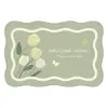 Alfombrilla de Piso para Baño, Alfombra de Inodoro Estilo Fresco, Alfombrilla Absorbente para Baño, Alfombrilla Antideslizante para Entrada de Baño, Alfombrilla Anticaídas