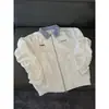 Jaqueta da moda com gola de baseball em estoque de fábrica para homens, peça externa casual solta para primavera e outono, top versátil para jovens