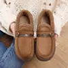 Suporte à Personalização Mais Veludo Espessado Quente Sapatos de Pano Old Beijing Solado Macio Antiderrapante Solado de Feijão Sapatos de Algodão Modernos Casuais Sapatos para Mãe