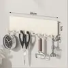 Estante de Almacenamiento Magnético sin Taladro para Cocina, Refrigerador, Lavadora, Estante de Pared para Especias, Estante para Almacenamiento de Papel Film para Uso en Refrigerador