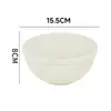 Tazón redondo de paja de trigo transfronterizo para arroz con tapa tazón para sopa tazón de plástico cocina doméstica sellado para conservar la frescura tazón para la cena venta al por mayor