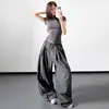 Pantalones anchos de cintura alta estilo Yamamoto populares para mujer, nuevo estilo de verano 2026, protección solar, adelgazantes, para street dance, casual transpirables