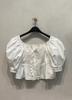 Grúa Seca Verão Novo Japonês Paris Moda Sensação Larga Sensação Menina Camisa Slim-fit Emagrecedor Leve Top Mulheres