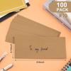 Amazon No. Sobre Comercial Tamaño 10 Papel Kraft Engrosado Autoadhesivo Sobre Invitación Carta Papel Gel-off