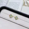 Anel Floral Dourado Escovado com Diamantes Cintilantes, Galvanizado com Ouro Real, para Mulheres, Simples e Requintado com um Toque de Luxo, Anel Aberto Versátil