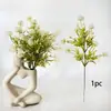 Suministrado directamente por el fabricante: Flor artificial de diente de león de 7 tallos para decoración de sala de estar y hotel, material para arreglo de jarrón de escritorio, flor artificial