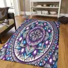 Temu SHEIN Felpudo Mandala Flor de Anacardo Felpudo Decorativo Felpudo con Impresión Digital JIT