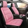 Cojines para asiento de coche, cojines de asiento cálidos de felpa de pelo corto para invierno con soporte lumbar incorporado, para asientos delanteros y traseros; el fabricante ofrece personalización OEM