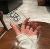 Adecuado para Funda de Teléfono Móvil Iphone17, Modelo Nuevo con Película de Cristal para Lente Incorporada, Funda Protectora Transparente Anticaídas Apple 18Pro