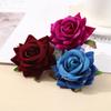Flor Artificial de Rosa de Aproximadamente 6.5 cm Hecha de Tela Afelpada, Flor Decorativa, Ramillete, Arco de Flores, Decoración Floral, Decoración de Boda