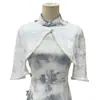Nuevo Chal de Estilo Chino, Nueva Prenda Exterior de Cheongsam para Primavera y Verano, Cárdigan Delgado de Color Sólido Estilo Antiguo, Prenda Exterior para Fotos Femenina para Mujeres